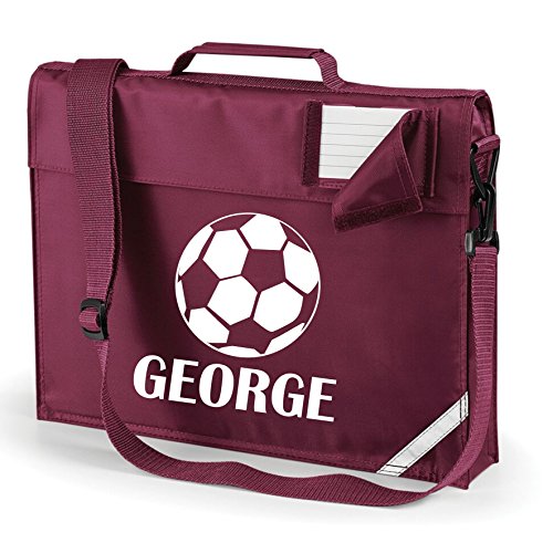Sac à dos personnalisé football rouge pour ne plus jamais perdre les affaires d'école