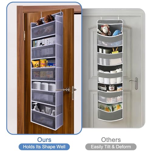 ANHUXINLEI-Hanging-Bathroom-Organizer-Bedroom-Nursery-Anti-Tilt-44-lb-5-Large-Pockets-and-5-Mesh-Side-Pockets-add-Sturdy-Anti-Tilt-Door-Storage-for-Bedrooms-Bathrooms-Pantries-and-Nurseries