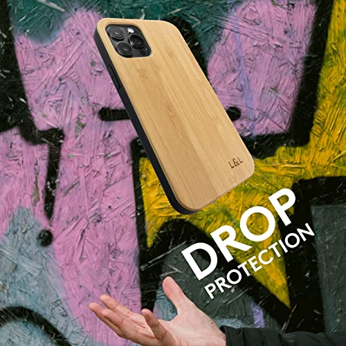 Loam & Lore Wood Phone Case Bamboo Compatible With Iphone 12 Pro Max | Real Bamboo, Eco Friendly, Shockproof, Zero Waste, Protective Wood Iphone 12 Pro Max Case #TOP4