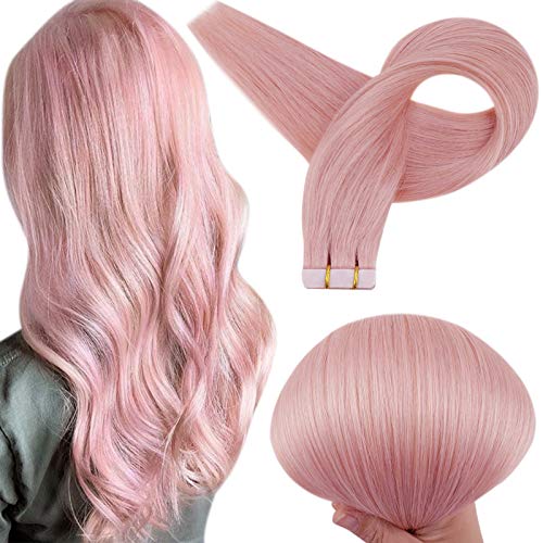 Full Shine Tape in Extensions Human Hair 12 Inch Color Lilac 20 Grams Seamless Human Hair 10 Pcs