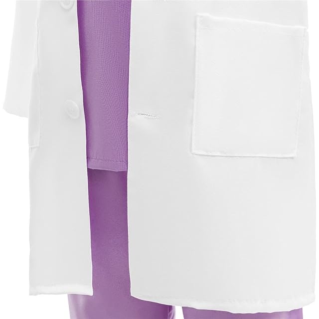 Foto 5 de 7 de Lito Angels Disfraz de Doctor para Niños y Niñas, Morado, 8-9 Años