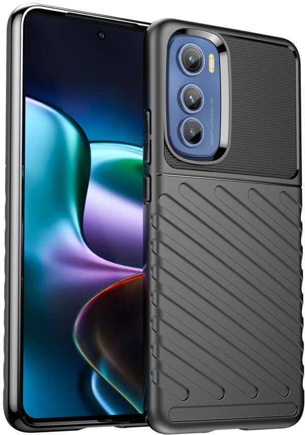 Casotec Shockproof Back Cover Case for Motorola Edge 30 5G | 360 Degree Protection | Protective Design | Anti-Scratch Tough Slim TPU Case for Motorola Edge 30 5G (Black) (B0CCVWQLRM) Amazon Price History, Amazon Price Tracker