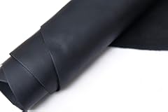 Tooling Leather Sheets 2&period;0mm Thick Full Grain Leather Crafts Crafting Leather &lpar;Pure Black&comma; 12x24inches&rpar;