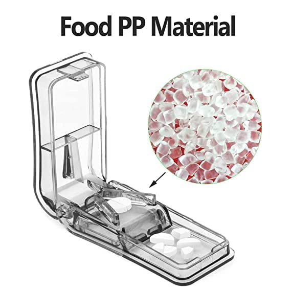 PURCHASE ZONE - Pill Cutter Crushers & Splitters Portable Plastic Pill Cutter Tablet Cutter Divider Medicine Organizer ABS High Grade(Random color), Multicolour 2