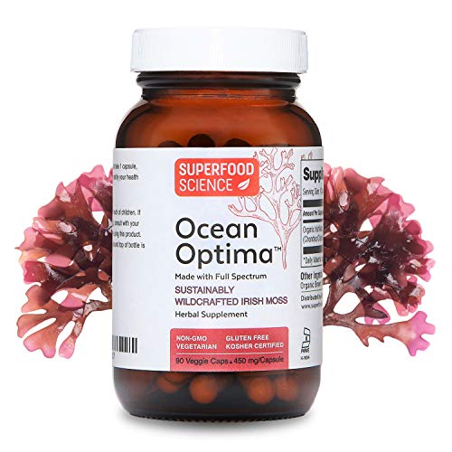 Ocean Optima Wild Irish Sea Moss Organic & Kosher, 100%