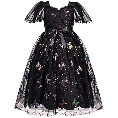 Sunny Fashion Flower Girls Dress Lace Hem Wedding First Communion Size 6-142