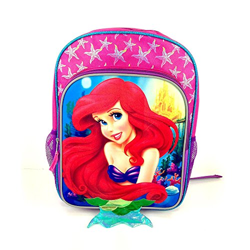 Disney Ariel Mochila: Rosa y Púrpura
