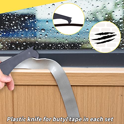 Oleitodh Butyl Seal Putty Tape White 1 Inch X 30 Feet(4 Pack),Leak Proof Butal Tape For Rv Repair, Window, Boat Sealing, Glass And Edpm Rubber Roof Patching #TOP6