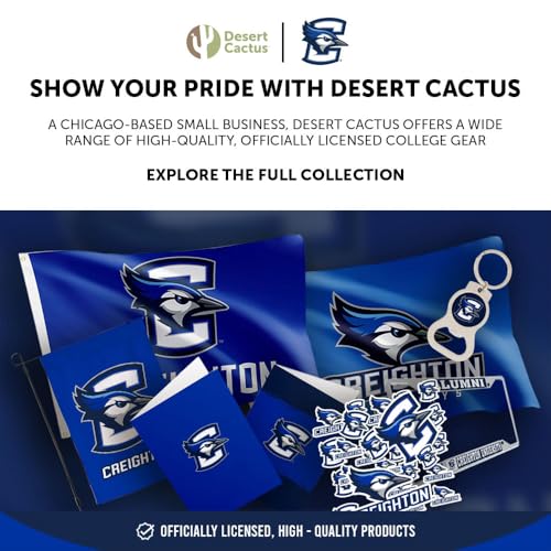 Desert Cactus Creighton University Gorra bordada ajustable miniatura 6