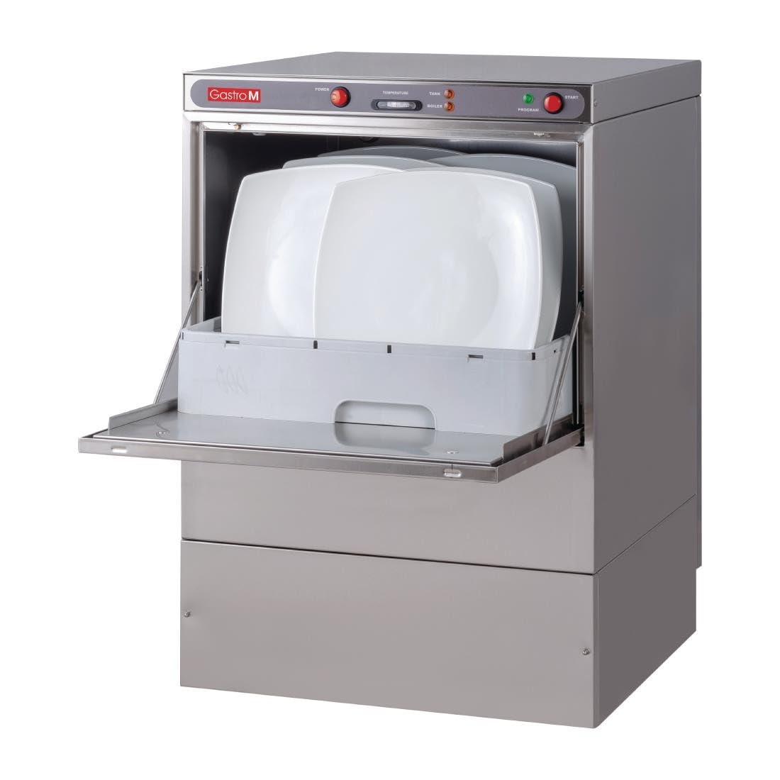 Lave vaisselle professionnel avec pompe de vidange - 50x50 cm - Gastro M