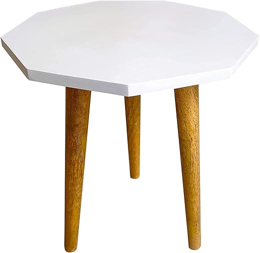 UHUD CRAFTS Beautiful Antique Wooden Fold-able Side Table/End Table/Plant Stand/Stool Living Room Kids Play Furniture Tabl...