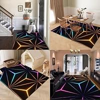 KQIEJUY Gaming Teppich Stuhlunterlage, Computerstuhl Teppiche, Bodenschutzmatte Gaming, 180 x 230 cm Bodenschutzmatte Bürostuhl Teppich Unterlage, Bürostuhl Unterlage für Stühle Hohe Dichte Anti-Silp – Ansicht 4