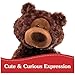 GUND Philbin Classic Teddy Bear, Premium Stuffed Animal for Ages 1 and Up, Chocolate Brown, 18”