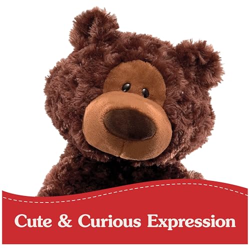 Image of GUND Philbin Classic Teddy Bear, Premium Stuffed Animal for Ages 1 and Up, Chocolate Brown, 18 inch