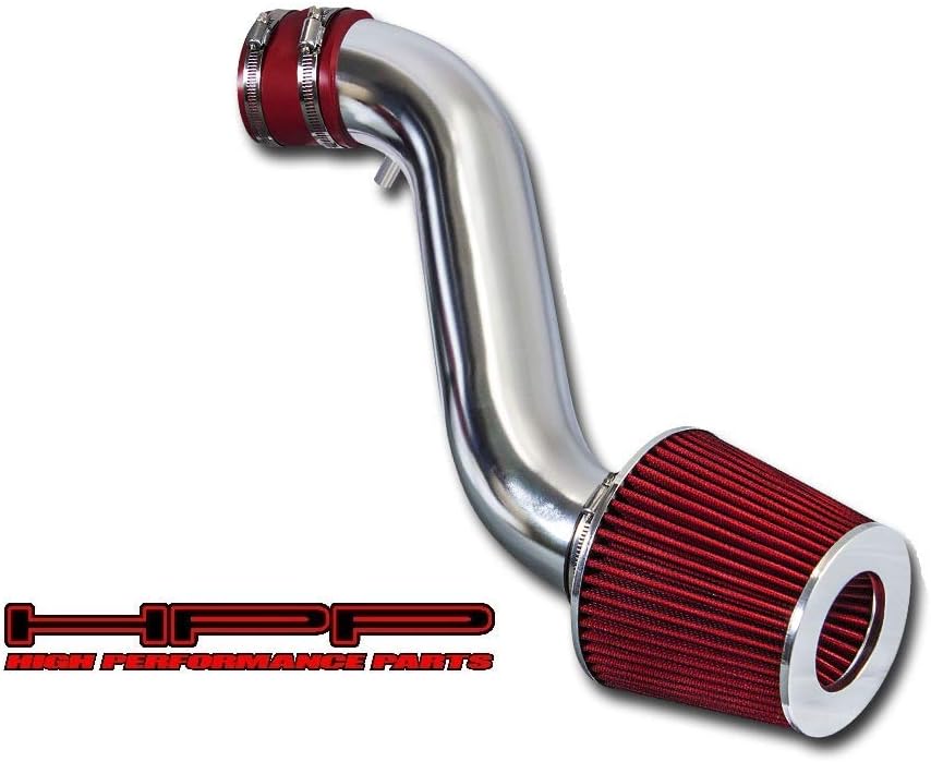Short Ram Air Intake Kit & Red Filter Combo Compatible for 05 06 07 08 09 Chrysler 300 Touring/Limited 3.5L V6