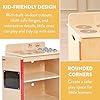 Back2School Express Chef's Station Kids Wooden Pretend Kitchen Stove, Play Kitchen, Natural #3