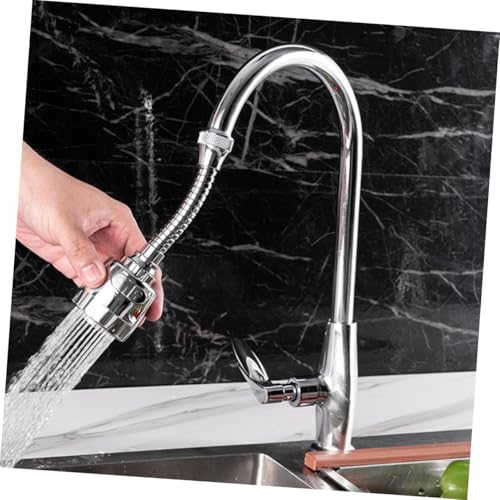 Ahorro de agua para cocina y baño con este extensor de grifo filtro regulable de 12 centímetros 6
