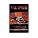 Tyler Childers Poster Live On Red Barn Radio Minimalist Album Cover Poster Decorative Painting Canvas Wall Posters And Art Picture Print Modern Family Bedroom Decor Posters 12x18inch(30x45cm)