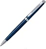 WATERMAN Waterman Ballpoint Pen, Oil-based, Metropolitan Essential Metallic Blue CT S0947090 Genuine Import