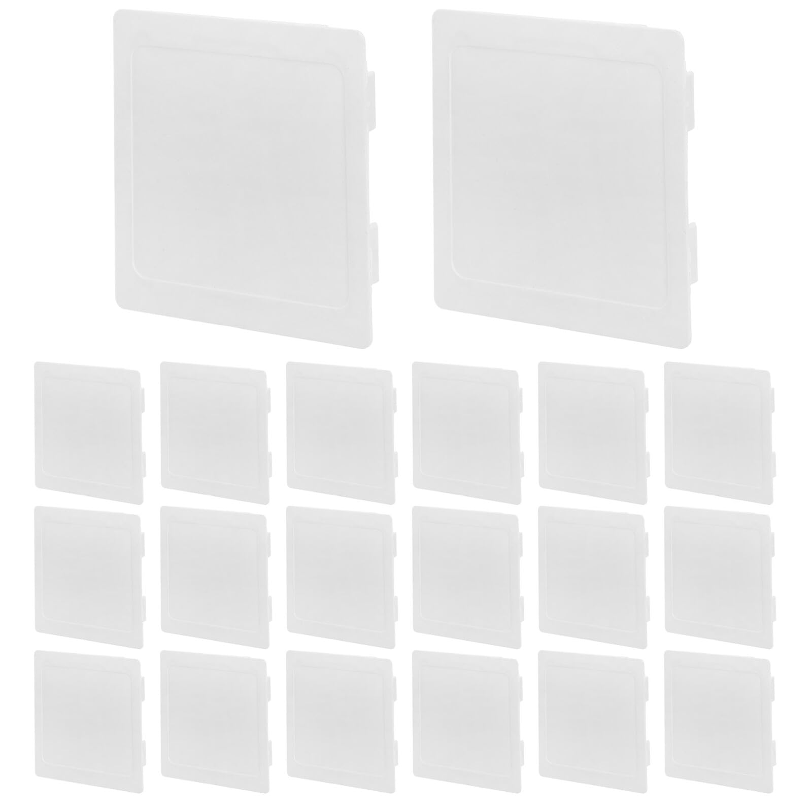 Placas de interruptores tipo 86 protectores transparentes para enchufes de hogar y oficina x20
