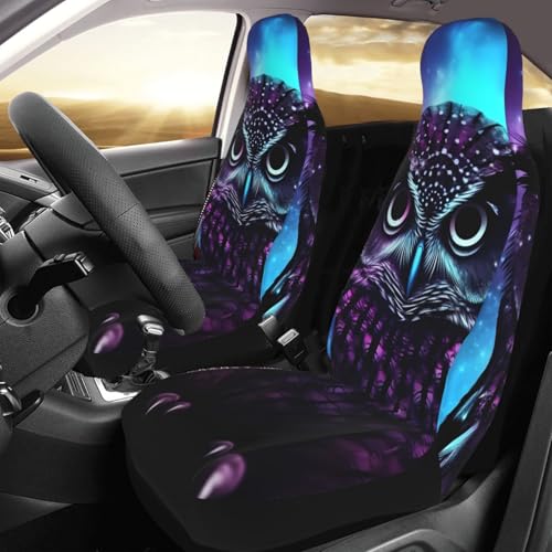 Housses de siège auto hibou violet anti-tache : protégez vos sièges des liquides
