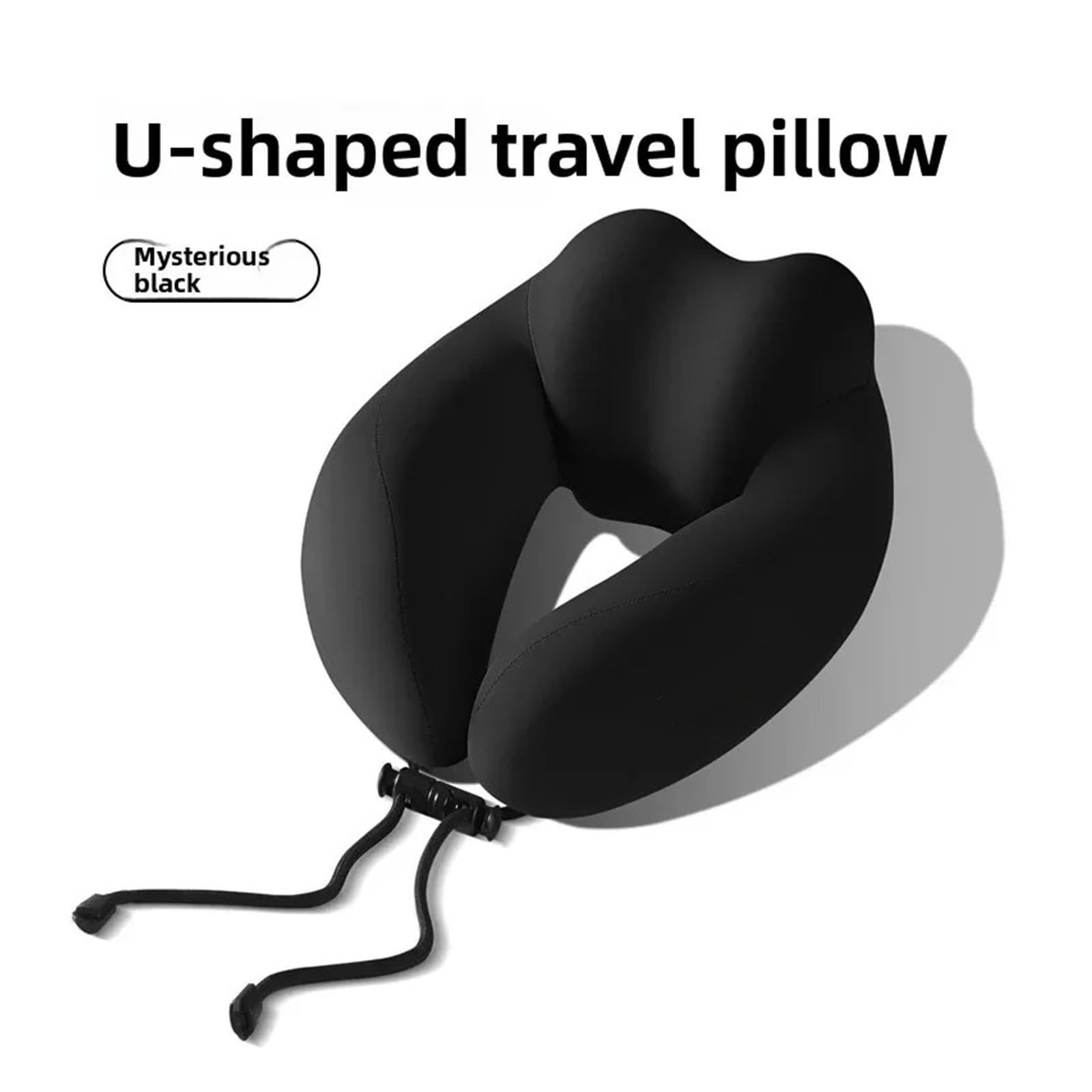 Memory Foam U-Shaped Travel Neck Pillow Washable Cover