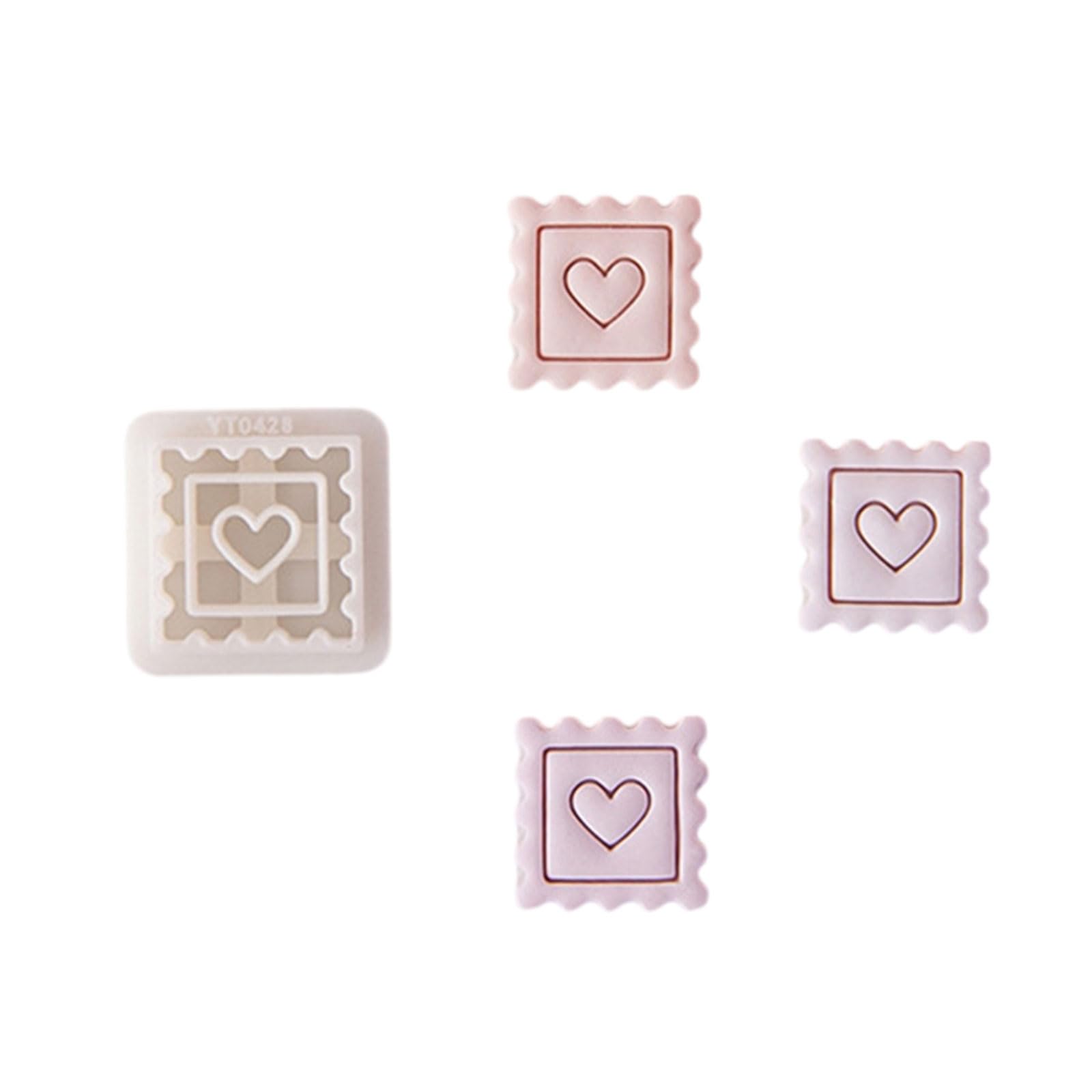 Yhplxyuus Clay for Earrings Jewelry Making Keys Heart Clay Practical Earrings Valentine ' s Day Earring Cake Jewelry