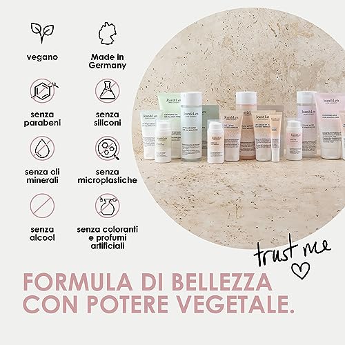 Jean & Len - Siero Alla Mandorla E Al Niacinamide Senza Profumo, Specifico Per Pelli Sensibili, Azione Lenitiva Sulla Pelle, Deterge Delicatamente, Senza Parabeni E Siliconi, Vegana, 30 Ml - 7