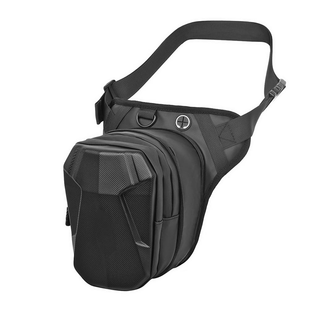 Pernera Moto Bolsas for piernas caídas, carcasa dura for motocicleta, riñonera, bolsas extensibles impermeables for teléfono móvil, monedero for montar en bicicleta al aire libre Bolsa Pierna Moto
