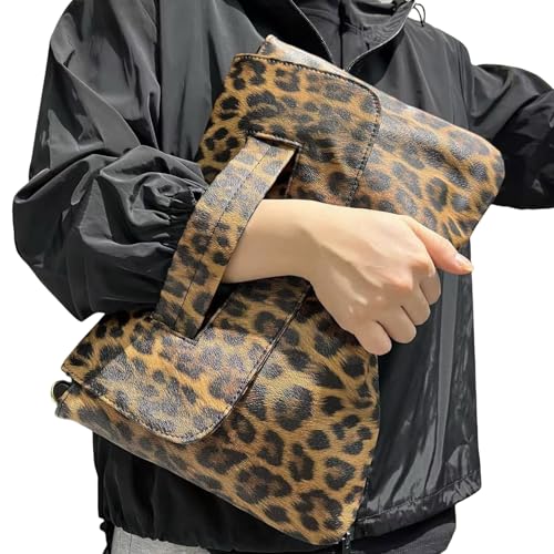 Image of Women Classic Crocodile Pattern Faux Leather Clutch Purse Oversized Female Shoulder Bag Messenger Handbag