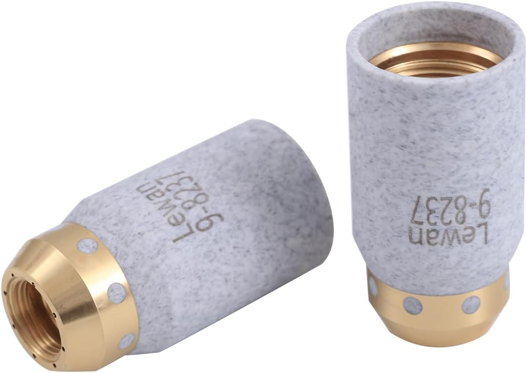 Lewan 2Pcs 9-8237 Shield Cup Fit Thermal Dynamics SL60/SL100/A120 Plasma Cutting Torch Consumables