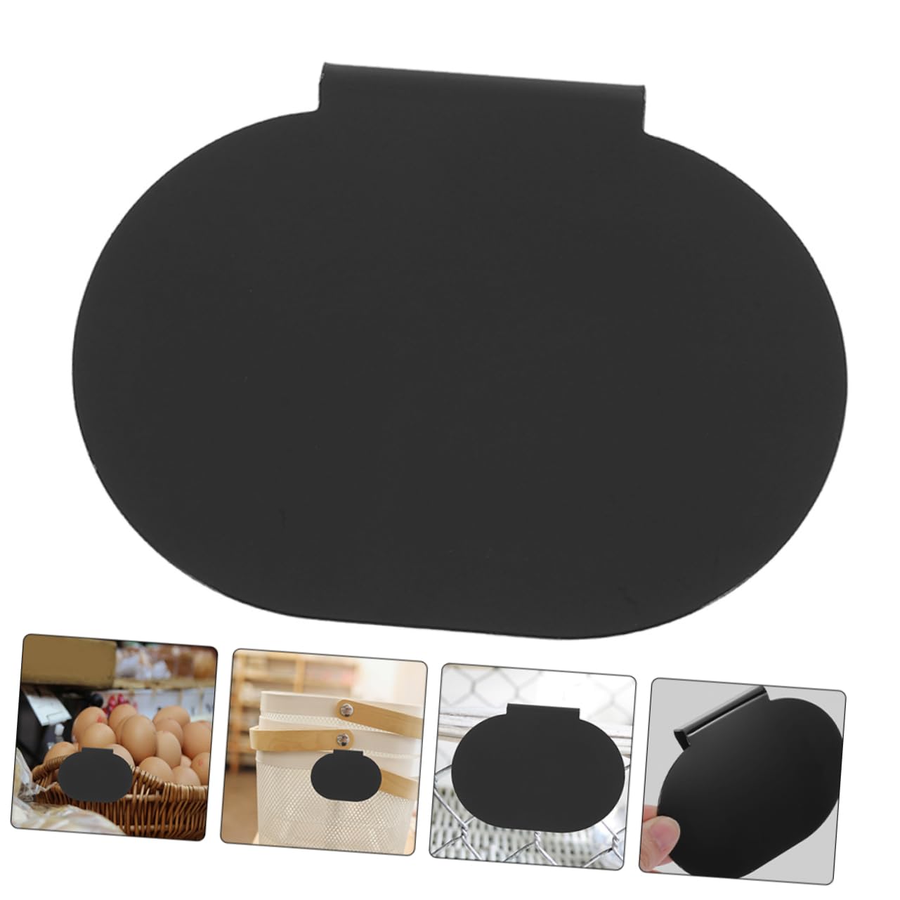 DOITOOL 4 Sätze Abnehmbare Preisschildhalter Für Wiederbeschreibbare Clips Für Küchen Und Lagerboxen Für Supermärkte Und Einzelhandel 12 Stück * 4