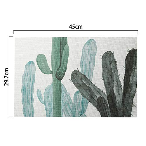 Sets de table rigides antitaches en PVC tissé lavable ultra résistant - 8