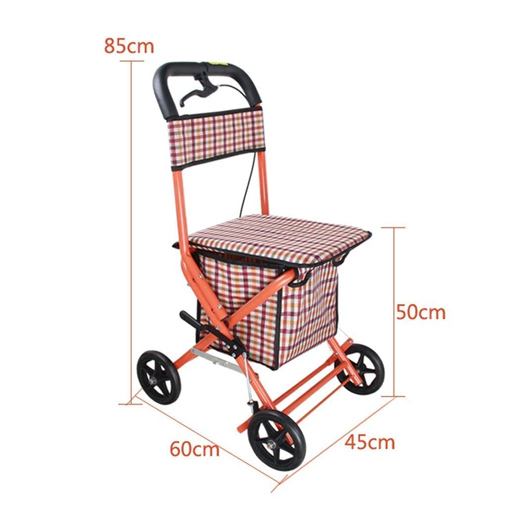 Chodziki, rollatory/chodziki Walker Rollator/Walker Rollator dla osób starszych Zakupy/Walker Rollator z siedziskiem Zakupy Składany Rollator Walker Lekki składany medyczny Rollator z