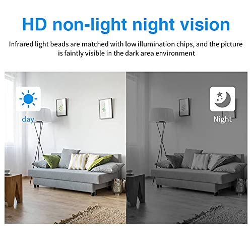 Qebidum Mini Hidden Camera Built-In 32Gb Memory Card, 1080P Spy Cop Cam, Rechargeable Battery Powered Night Vision Nanny Tiny Digital Recorder Small Body Sports Dvr Micro Surveillance Camera #TOP4