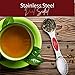 Magnetic Measuring Spoons Set of 9 Stainless Steel Dual-Sided Stackable Measuring Spoon Nesting Teaspoons Measuring Dry and Liquid Ingredients, Fits in Spice Jars Set of 9 (Red)