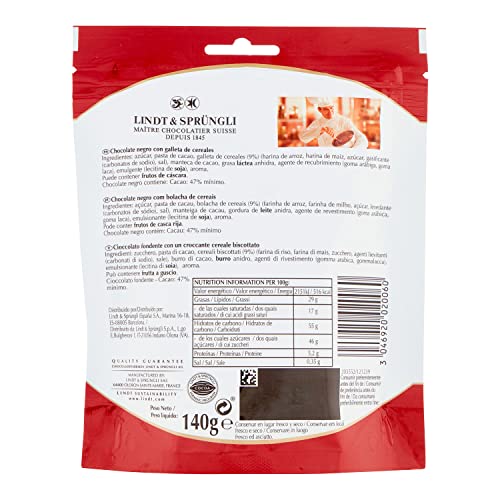 Lindt - Sesantion Crispy - Donkere chocolade met een heerlijk granen koekjes hart - 140 gram - Image 6
