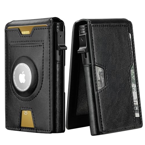 furid Airtag Wallet, Smart Wallet, Air Tag Wallet for Men, Leather Wallet with Airtag Holder, RFID Pop Up wallet, Credit Card Holder, Wallet for Men Slim Minimalist