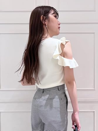 snidel スナイデル　Sustainableフリルニットプルオーバー Sustainableフリルニットプルオーバー(ニット)｜トップス｜SNIDEL