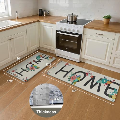 image for GENIMO Anti Fatigue Kitchen Mats for Floor, Non Slip Washable Home The