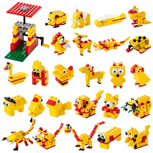 MEKNIC 244 Piece STEM Toys Kit, Educational Construction Engineering Building Blocks Learning Set