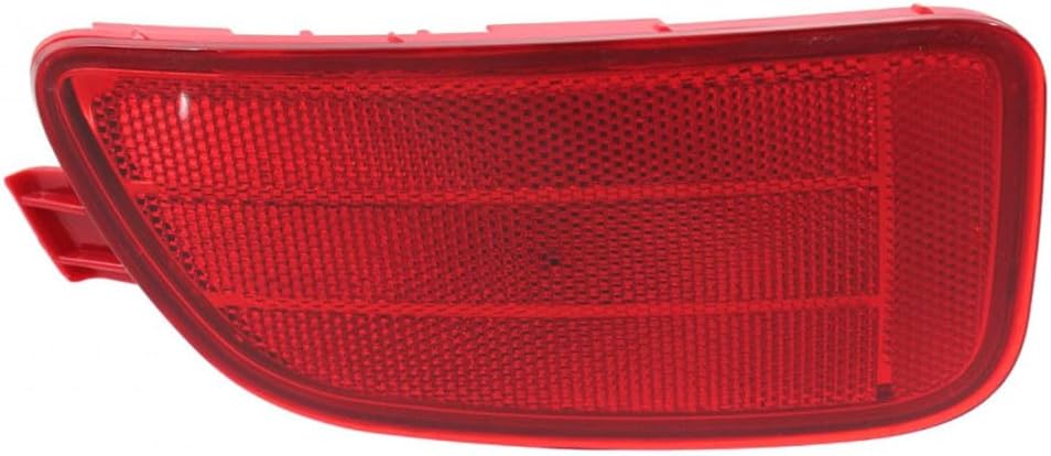 CarLights360 For Kia Soul Rear Bumper Reflector 2012 2013 Driver Side DOT Certified Replacement For KI2830100 | 92451 2K500