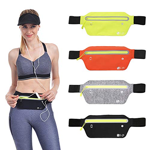 Ajcoflt Cinto de cintura multifuncional bolsa ultraleve bolsa de cintura à prova d'água Bolsa de co