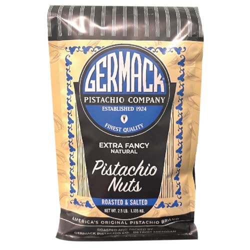 Germack® - Extra Fancy California Pistachio Nuts - In-Shell - Roasted and Salted (2.5lb Signature Bag)