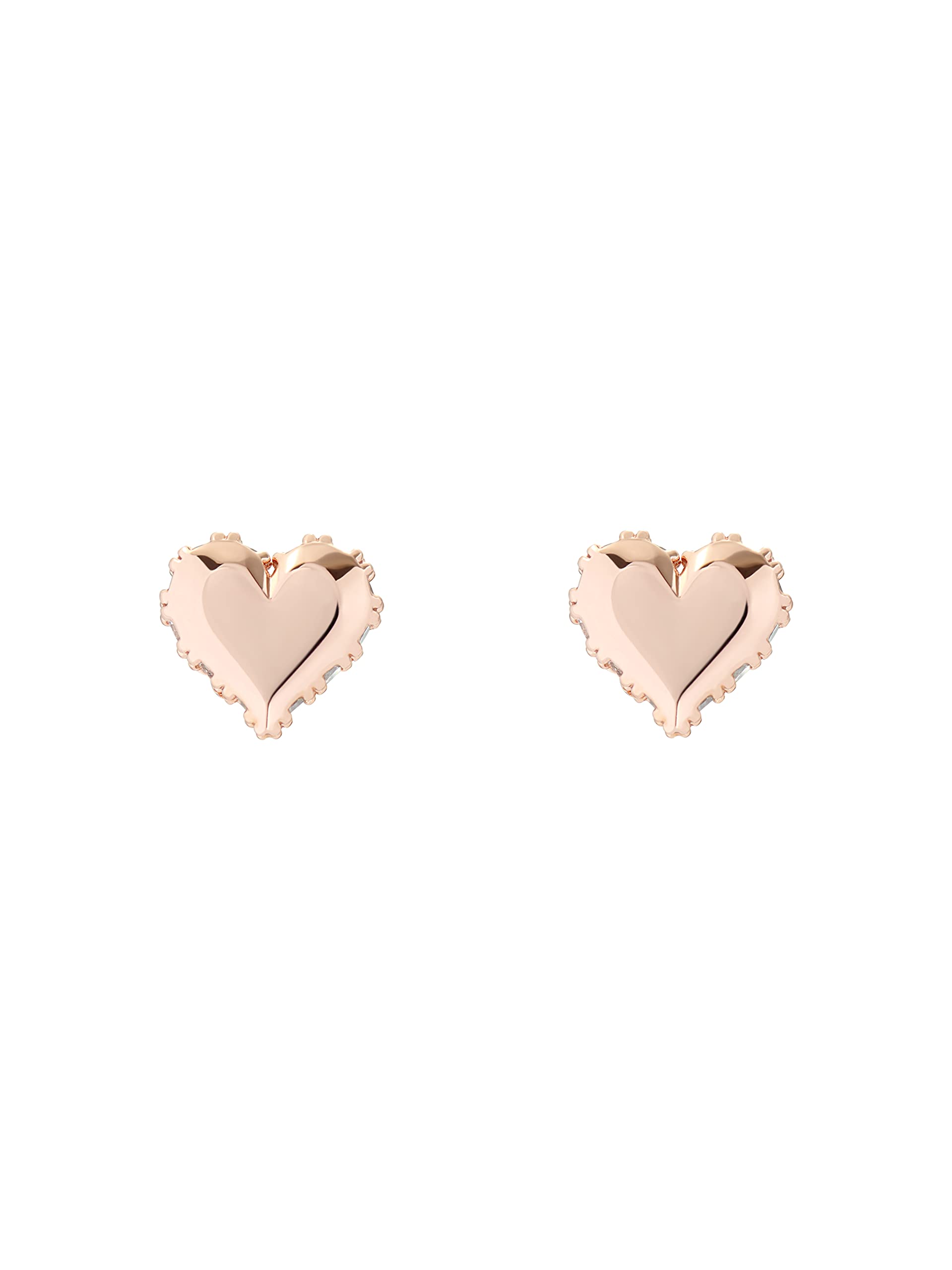 Ted Baker Sersy Sparkle Heart Stud Earring (Rose Gold Tone/Crystal)