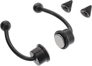 2 Pares De Piercings De Argola De Nariz Sem Piercing Joias Femininas Decoração De Ferradura Anel De Nariz Falso De Aço Inoxidável Joias Corporais Argolas De Nariz Falso