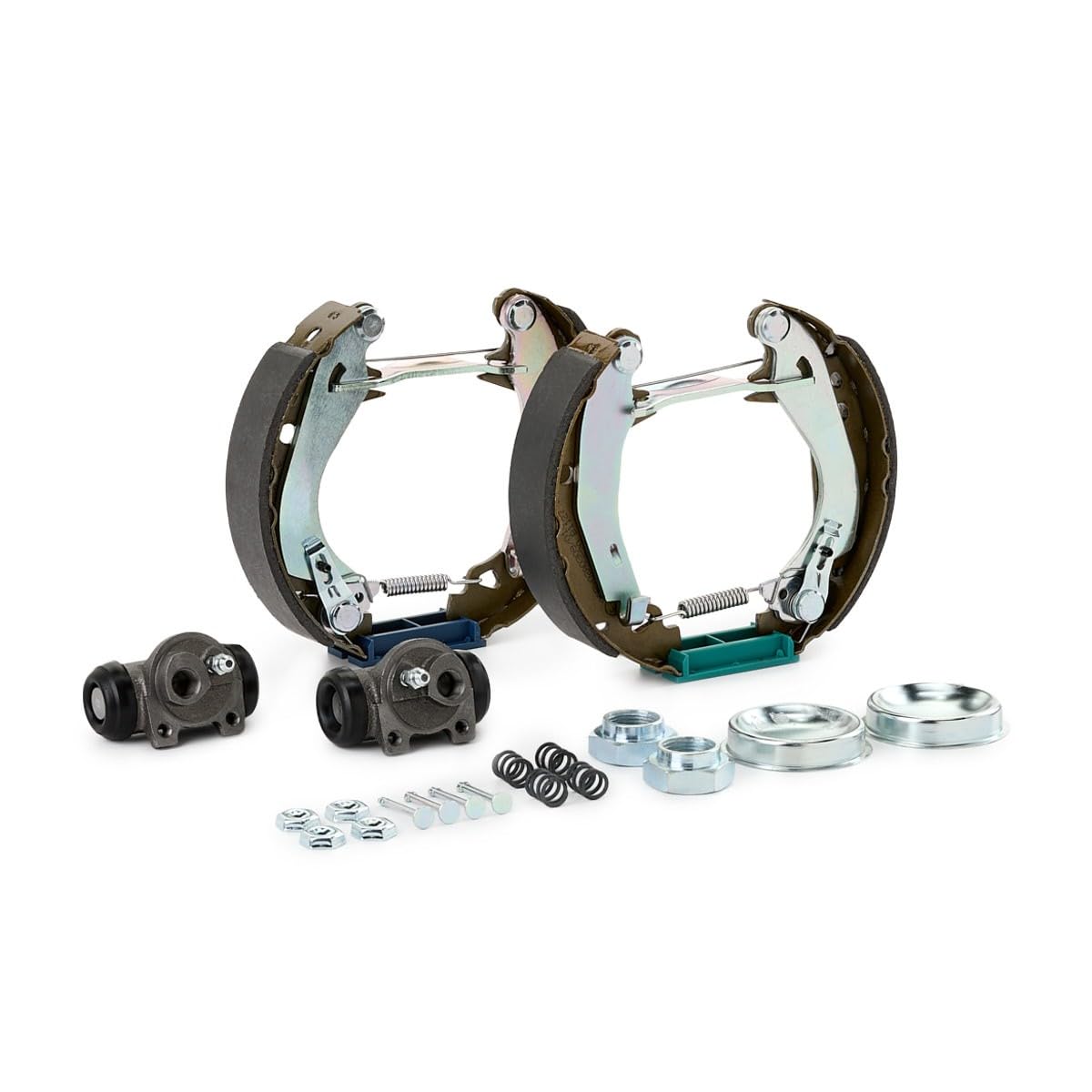 RIDEX 3859B0271 Kit freno Freno a tamburo Posteriore con cilindretto freno con accessori Compatibilità con PEUGEOT 106 II Hatchback 1A, 1C