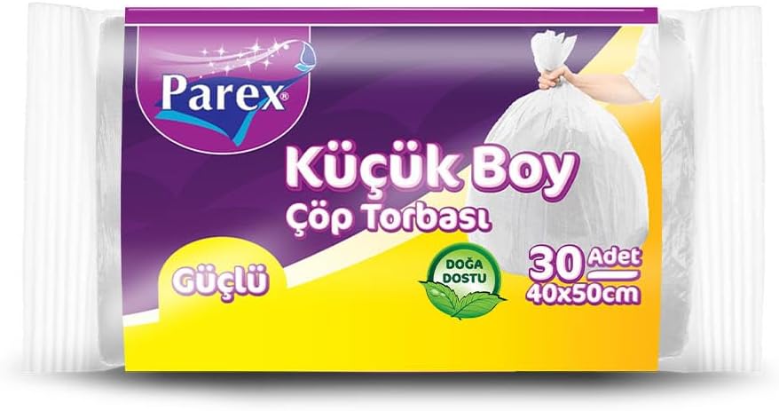 Parex Ekonomik Mini Boy Çöp Torbası 30'lu