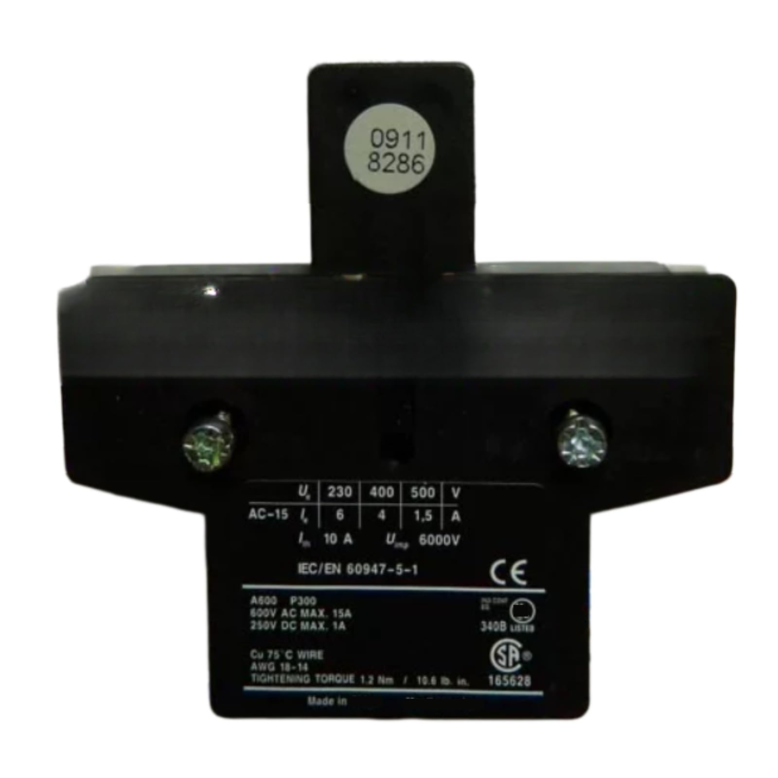 HKEJSJWA Contactor Auxiliary Contacts DILM820-XHI11-SI XTCEXSBR11, Contactor Accessories