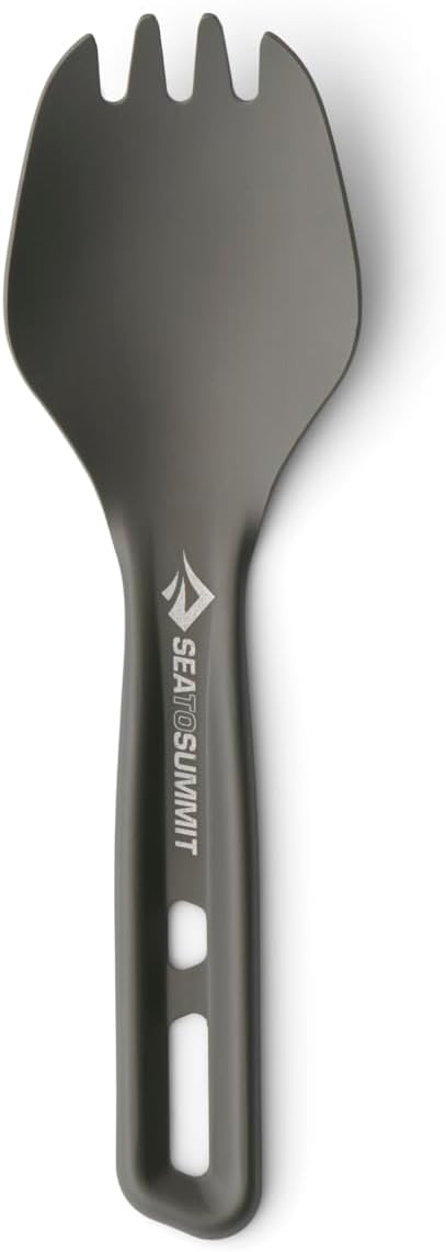 Sea to Summit Frontier Ultralight Short-Handle Spork | Ultralight, durable hard-anodized aluminum spork with a reinforced handle is built for minimalist backcountry adventures